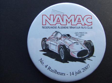 NAMAC Bram Sijtsma Siatuur autobeurs Lancia. Ferrari